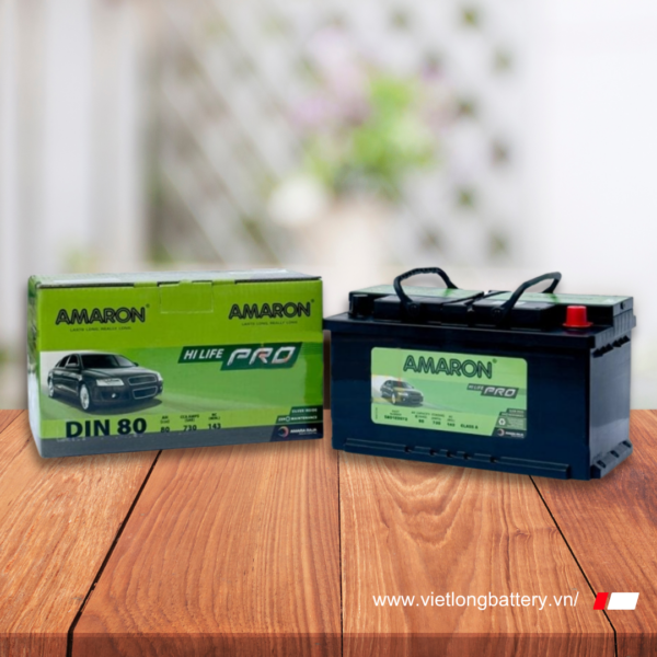 Amaron Din 80 Pro 12V 80Ah