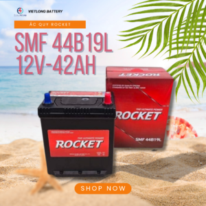 Ăc quy Rocket SMF 44B19L (12V-42Ah)