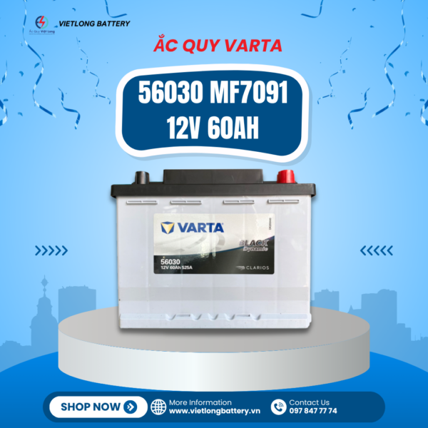 56030 MF7091 12V 60AH