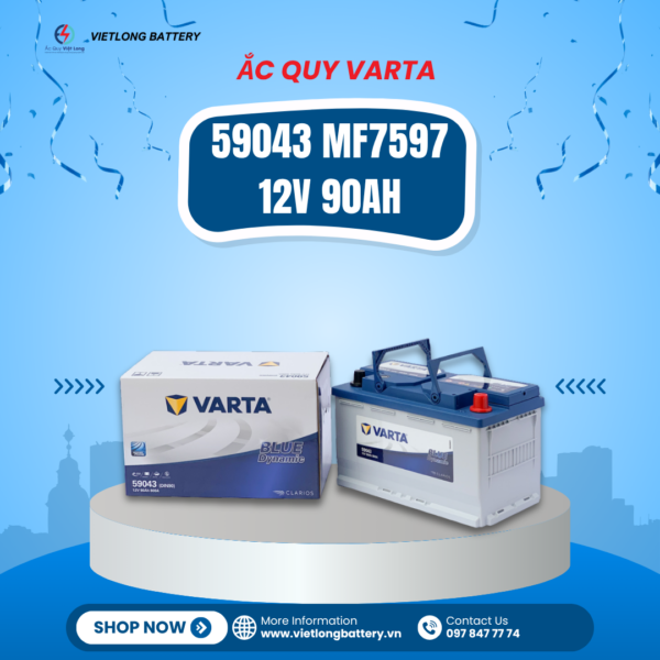 59043 MF7597 12V 90AH