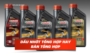 Dầu Nhớt Tổng Hợp vs Bán Tổng Hợp