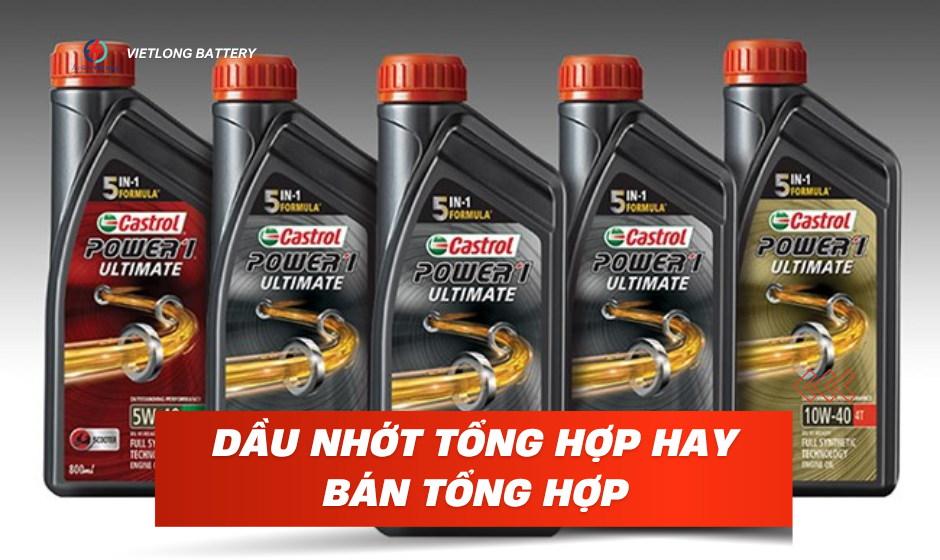 Dầu Nhớt Tổng Hợp vs Bán Tổng Hợp