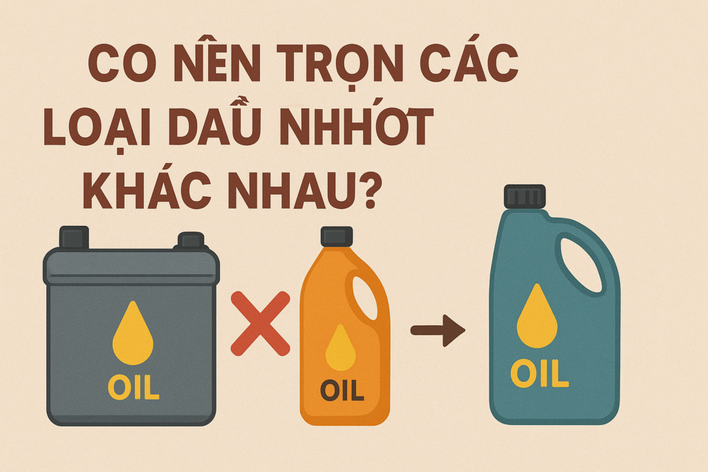 Có Nên Trộn Các Loại Dầu Nhớt Khác Nhau?