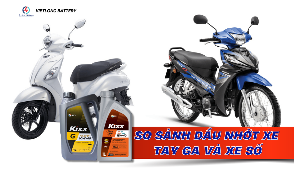 So sánh dầu nhớt xe tay ga và xe số: Khác biệt bạn cần biết