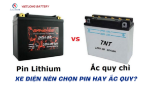 Xe điện nên chọn pin hay ắc quy