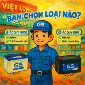 So Sánh Ưu Nhược Điểm Ắc Quy Nước Và Ắc Quy Khô – Việt Long Quảng Ngãi
