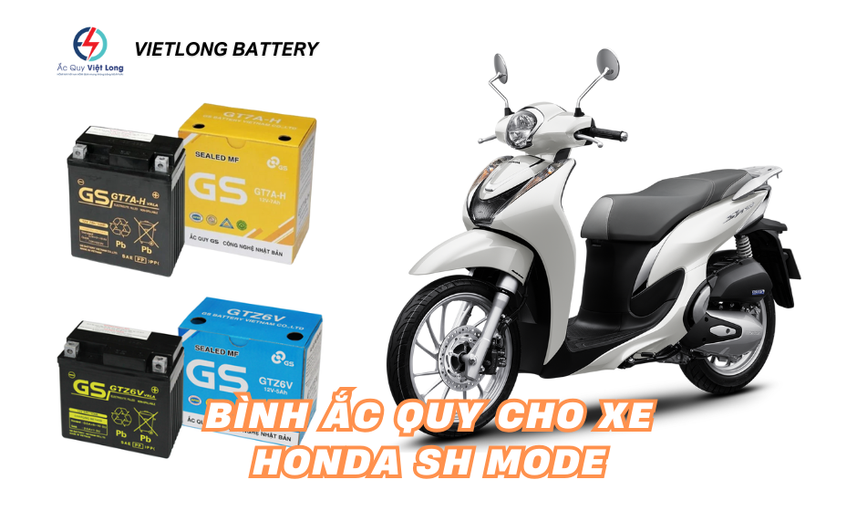 Bình ắc quy cho xe honda sh mode
