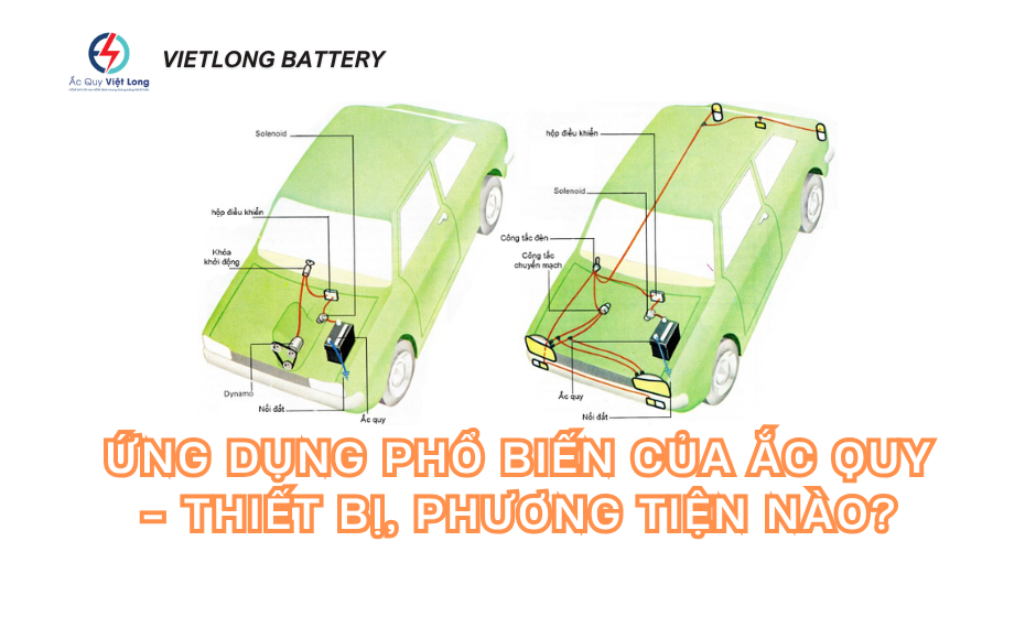 ứng dụng phổ biến ắc quy