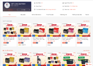 ắc quy Việt Long Shopee
