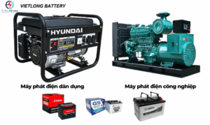 Bình Ắc Quy Cho Máy Phát Điện