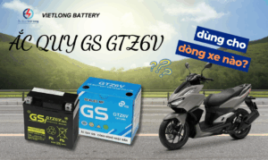 Bình Ắc Quy Xe Máy GS GTZ6V 12V – 5Ah