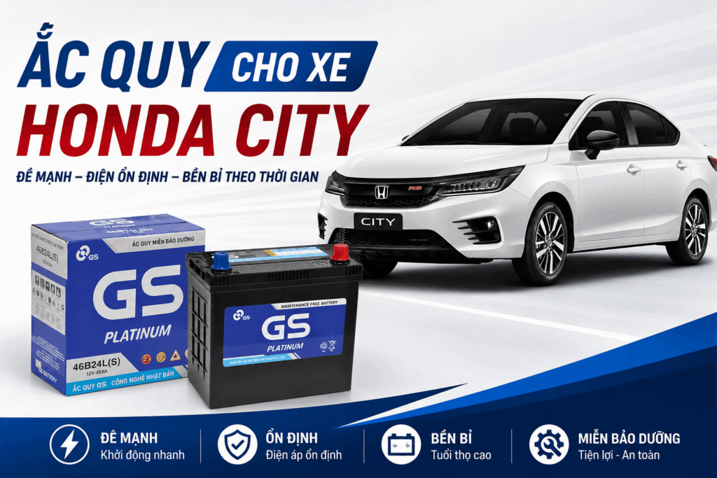 Ắc quy Honda City