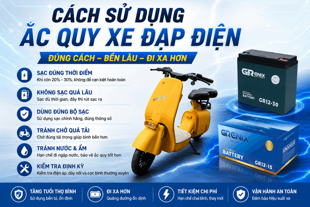 Ắc Quy Xe Đạp Điện
