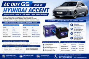 Ắc Quy GS Cho Xe Hyundai Accent